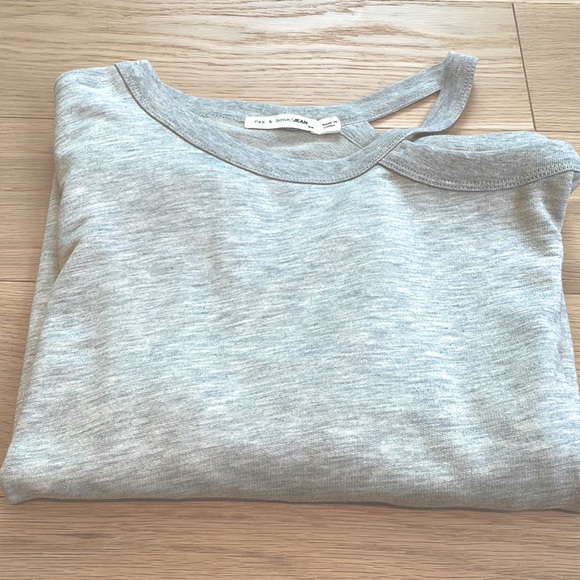 Rag & Bone Open Shoulder Stylish Top Sz Small - Picture 6 of 7